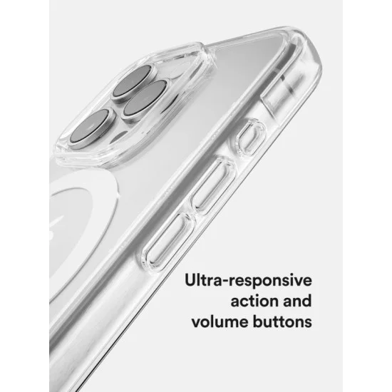 Cover Iphone 16 Pro Accent Clear Case Bodyguardz - Clear